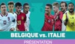 Quarts - Présentation de Belgique-Italie