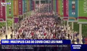 Euro 2020: les cas de Covid-19 se multiplient chez les fans