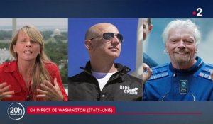 Tourisme spatial : les milliardaires Jeff Bezos et Richard Branson dans la course à l'espace