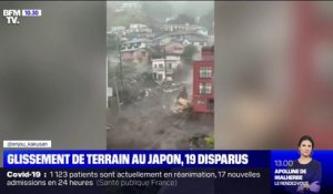 Un puissant torrent de boue emporte des maisons au Japon, 19 personnes portées disparues