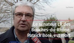 Le sénateur LR des Bouches-du-Rhône, Patrick Boré, est mort