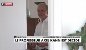 Henri Pujol : «Axel Kahn était heureux de vivre»