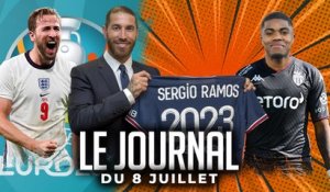 L'ANGLETERRE EN FINALE DE L’EURO, RAMOS AU PSG, MONACO ACTIVE SON MERCATO I LES INFOS FOOT DU JOUR