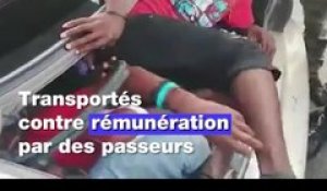 Haïti: Des migrants s'entassent dans des voitures pour passer en République dominicaine