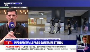 Extension du pass sanitaire: "Ça me paraît un peu difficile", regrette ce responsable de cinéma à Cannes