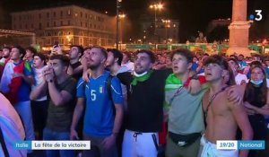 Football : l'Italie fête ses champions d'Europe