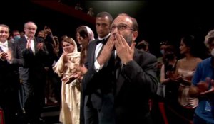 Longue ovation à la fin de la projection de Un Héros d'Asghar Farhadi - Cannes 2021