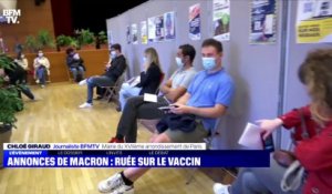 Ruée sur la vaccination après les annonces d'Emmanuel Macron - 13/07