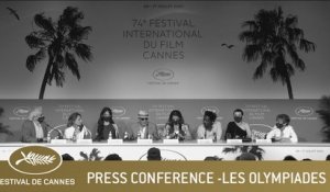 LES OLYMPIADES - PRESS CONFERENCE - CANNES 2021 - EV
