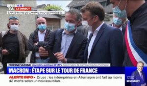 Emmanuel Macron est en déplacement dans les Hautes-Pyrénées, sur la 18ème étape du Tour de France