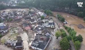 Inondations en Allemagne: ces images aériennes montrent la ville de Schuld complètement dévastée