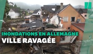 À Schuld en Allemagne, les inondations laissent derrière elles d'immenses dégâts
