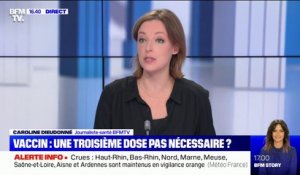 La Haute Autorité de Santé juge qu'il n'y a "pas lieu pour le moment" de proposer une 3e dose de vaccin à toute la population