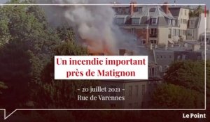 Paris : un important incendie près de Matignon