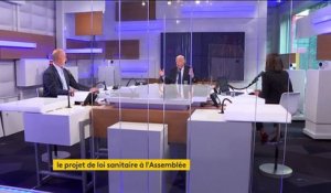 Emmanuel Macron ciblé par le Maroc, la loi sanitaire à l'Assemblée, le candidat de la droite à la présidentielle...Le "8h30 franceinfo" de Gérard Larcher