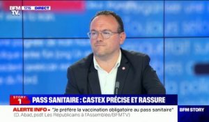Vaccination: Damien Abad propose l'activation du pass sanitaire dès la première injection jusqu'au 30 août