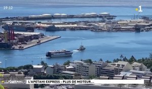 Le Apetahi express tombé en panne entre Tahiti et Moorea a été ramené à Papeete