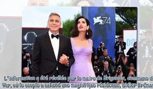George et Amal Clooney à Brignoles - les indiscrétions du maire sur sa rencontre improbable avec le