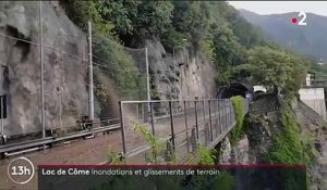 Italie : inondations et glissements de terrain aux abords du lac de Côme