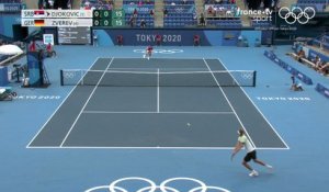JO 2021 - Tennis : le résumé de la victoire d'Alexander Zverev sur Novak Djokovic