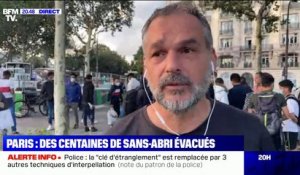 Migrants évacués place des Vosges à Paris: le co-fondateur d'Utopia 56 estime que "l'État est défaillant"