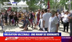 À Lyon, des soignants manifestent ce samedi contre la vaccination obligatoire