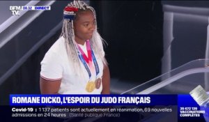 "On a fêté ça ensemble": Romane Dicko raconte les coulisses de la victoire de l'équipe de France de judo aux JO