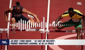 JO 2021 (110M haies) : "Je vais me relever", promet Martinot-Lagarde, 5e de la finale