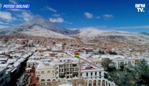 Des chutes de neige inhabituelles frappent la Bolivie et le Pérou