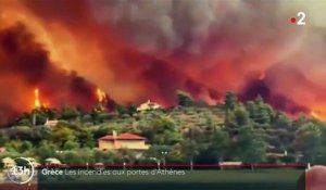 Grèce : plus de 100 incendies frappent simultanément le pays