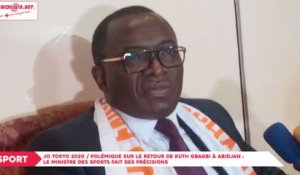 JO tokyo 2020 / Polémique sur le retour de Ruth Gbagbi  à Abidjan : Le ministre des Sports fait des précisions