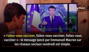 Covid-19 : Emmanuel Macron lance un nouvel appel à la vaccination