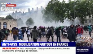 Tensions à Lyon en marge de la manifestation contre le pass sanitaire