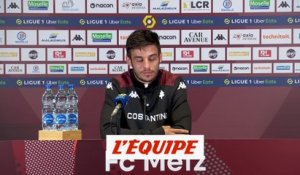 Centonze : «Très frustrés» - Foot - L1 - Metz