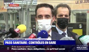 Jean-Baptiste Djebbari sur le pass sanitaire dans les trains: "Nous allons continuer d'innover avec un dispositif de pré-enregistrement"
