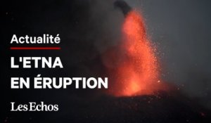 Les images de l'Etna entré en éruption