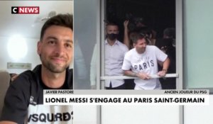 Javier Pastore réagit à l'arrivée de Lionel Messi à Paris