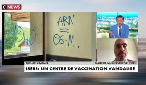 Isère : un centre de vaccination vandalisé par des anti-vaccins