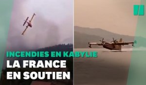Incendies en Algérie: les Canadair français déjà en action