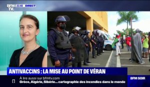 Valérie Denux (ARS Guadeloupe): "J'espère qu'on va approcher du pic de l'épidémie très vite, parce que c'est vraiment terrible pour nous"