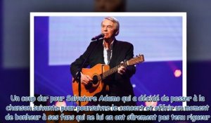 Salvatore Adamo - ce terrible trou de mémoire qu'il a eu lors de son dernier concert