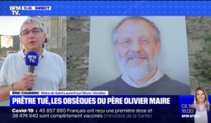 Obsèques du prêtre tué en Vendée: "Grande émotion mais grand calme" à Saint-Laurent-sur-Sèvre, explique le maire