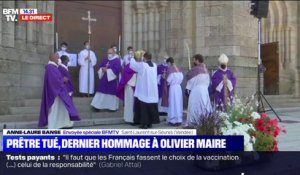 Les obsèques du père Olivier Maire, tué lundi, débutent à Saint-Laurent-sur-Sèvre en Vendée