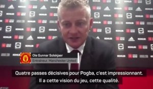 1ère j. - Solskjaer sur les quatre assists de Pogba : "Impressionnant !"