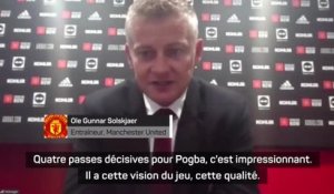 1ère j. - Solskjaer sur les quatre assists de Pogba : "Impressionnant !"