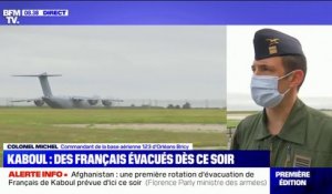 Afghanistan: "Cette opération a été préparée depuis quelques jours", selon le colonel Michel qui explique les étapes du rapatriement des ressortissants français par l'armée
