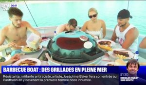 Vacances: le plaisir des grillades en pleine mer grâce au barbecue boat