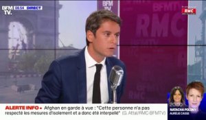 Gabriel Attal: "On met les moyens pour pilonner les trafiquants" à Marseille