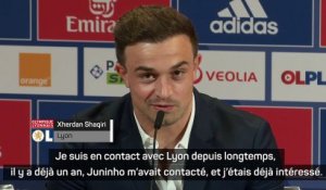 Lyon - Shaqiri : "Je veux aider le club à grandir de nouveau"