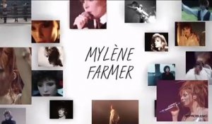 Mylène Farmer : publicité pour la compilation "Plus grandir (1986-1996)"